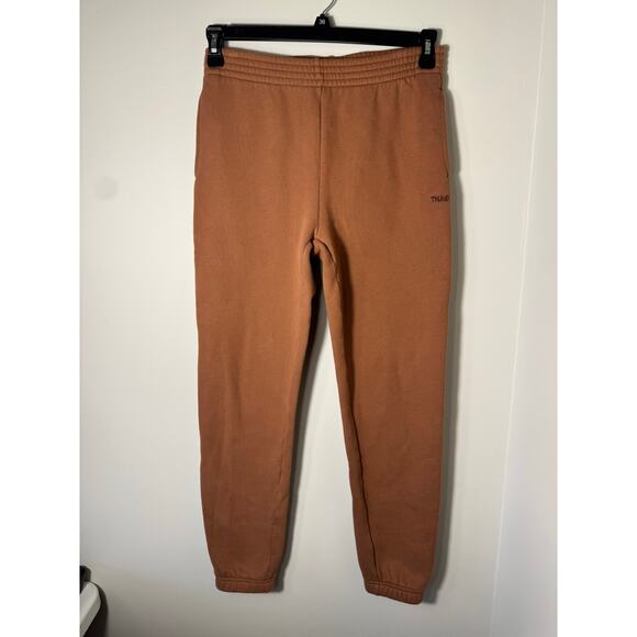Aritzia TNA Brown Sweatfleece Cozy Fleece Perfect Hi-Rise Sweatpants S - Picture 1 of 5